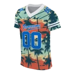 personalized middle tennessee blue raiders horizon palm sunset jersey best selling