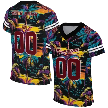 personalized minnesota golden gophers sundown palm jersey best selling