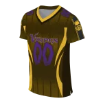 personalized minnesota vikings dynamic dots gold jersey best selling