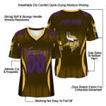 personalized minnesota vikings dynamic dots gold jersey best selling
