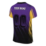 personalized minnesota vikings halftone fade purple black jersey best selling