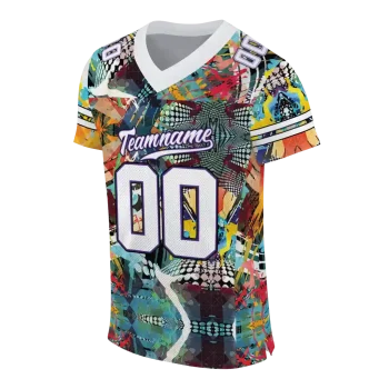 personalized minnesota vikings tribal face jersey fashion forward