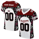 personalized mississippi state bulldogs brushstroke xs white black jersey best selling