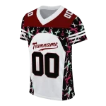 personalized mississippi state bulldogs brushstroke xs white black jersey best selling