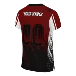 personalized mississippi state bulldogs halftone flow maroon black jersey best selling