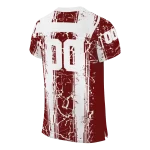 personalized mississippi state bulldogs rugged stripes maroon jersey best selling