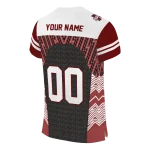 personalized mississippi state bulldogs tire arrows maroon black white jersey best selling