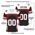 personalized mississippi state bulldogs tire arrows maroon black white jersey best selling