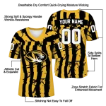 personalized missouri tigers stripe splatter black jersey best selling