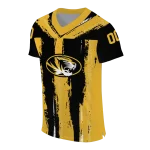 personalized missouri tigers striped texture black jersey best selling