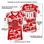 personalized nc state wolfpack camo shatter red jersey best selling
