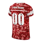 personalized nc state wolfpack camouflage abstract red jersey best selling
