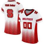 personalized nc state wolfpack halftone sweep white black jersey best selling