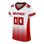 personalized nc state wolfpack halftone sweep white black jersey best selling