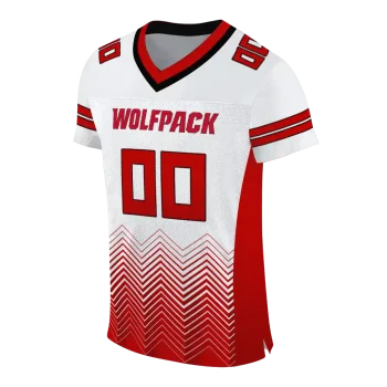 personalized nc state wolfpack halftone sweep white black jersey fashion forward