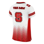 personalized nc state wolfpack halftone sweep white black jersey best selling