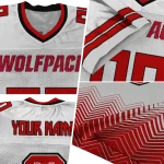 personalized nc state wolfpack halftone sweep white black jersey best selling