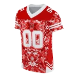 personalized nc state wolfpack mirrored pattern red jersey best selling