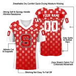 personalized nc state wolfpack stacked rectangle red jersey best selling
