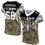 personalized nebraska cornhuskers antler skull camouflage hunting jersey best selling