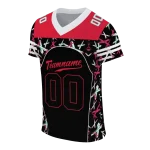 personalized nebraska cornhuskers brushstroke xs black jersey best selling