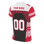 personalized nebraska cornhuskers tire arrows red black white jersey best selling