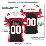 personalized nebraska cornhuskers tire arrows red black white jersey best selling