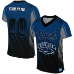 personalized nevada wolf pack halftone flow blue black jersey best selling