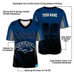 personalized nevada wolf pack halftone flow blue black jersey best selling