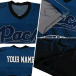 personalized nevada wolf pack halftone flow blue black jersey best selling