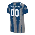personalized nevada wolf pack striped texture blue jersey best selling