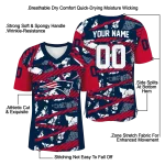personalized new england patriots camo shatter blue jersey best selling