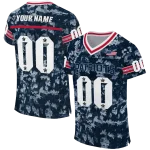 personalized new england patriots camouflage abstract blue jersey best selling