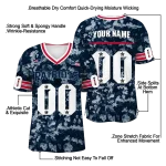 personalized new england patriots camouflage abstract blue jersey best selling