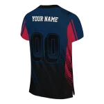 personalized new england patriots halftone fade blue black jersey best selling
