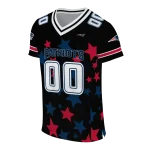 personalized new england patriots star cluster black jersey best selling