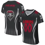 personalized new mexico lobos dynamic dots grey jersey best selling