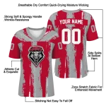 personalized new mexico lobos striped texture red jersey best selling
