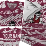 personalized new mexico state aggies camo shatter crimson jersey best selling