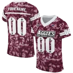 personalized new mexico state aggies camouflage abstract crimson jersey best selling