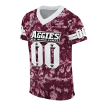 personalized new mexico state aggies camouflage abstract crimson jersey best selling