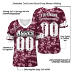personalized new mexico state aggies camouflage abstract crimson jersey best selling