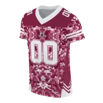 personalized new mexico state aggies mirrored pattern crimson jersey best selling