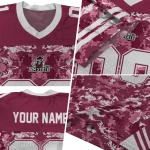 personalized new mexico state aggies mirrored pattern crimson jersey best selling