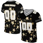 personalized new orleans saints star cluster black jersey best selling