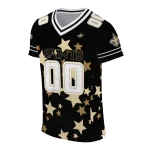 personalized new orleans saints star cluster black jersey best selling