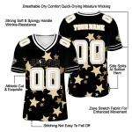 personalized new orleans saints star cluster black jersey best selling