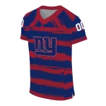 personalized new york giants art stripe blue jersey best selling