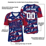personalized new york giants camo shatter blue jersey best selling