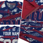 personalized new york giants camo shatter blue jersey best selling